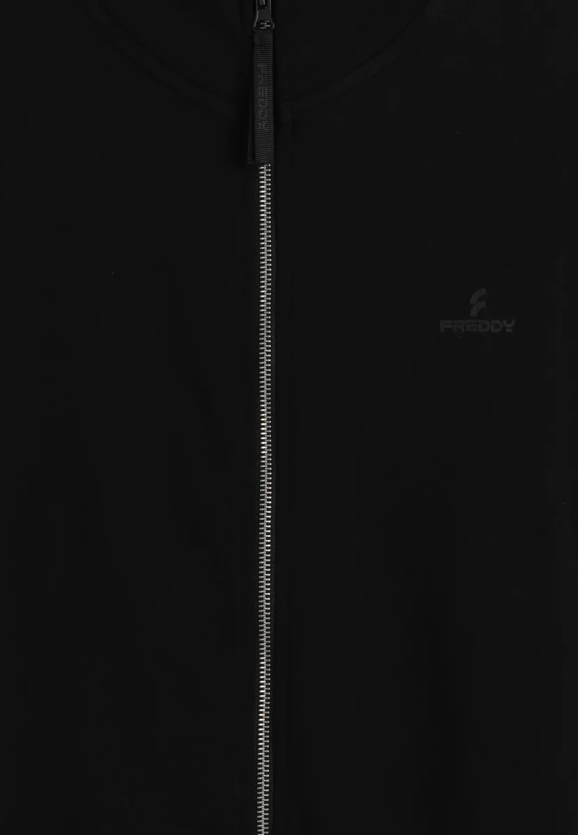 Tuta uomo in cotone con felpa full-zip e collo alto – Bild 4