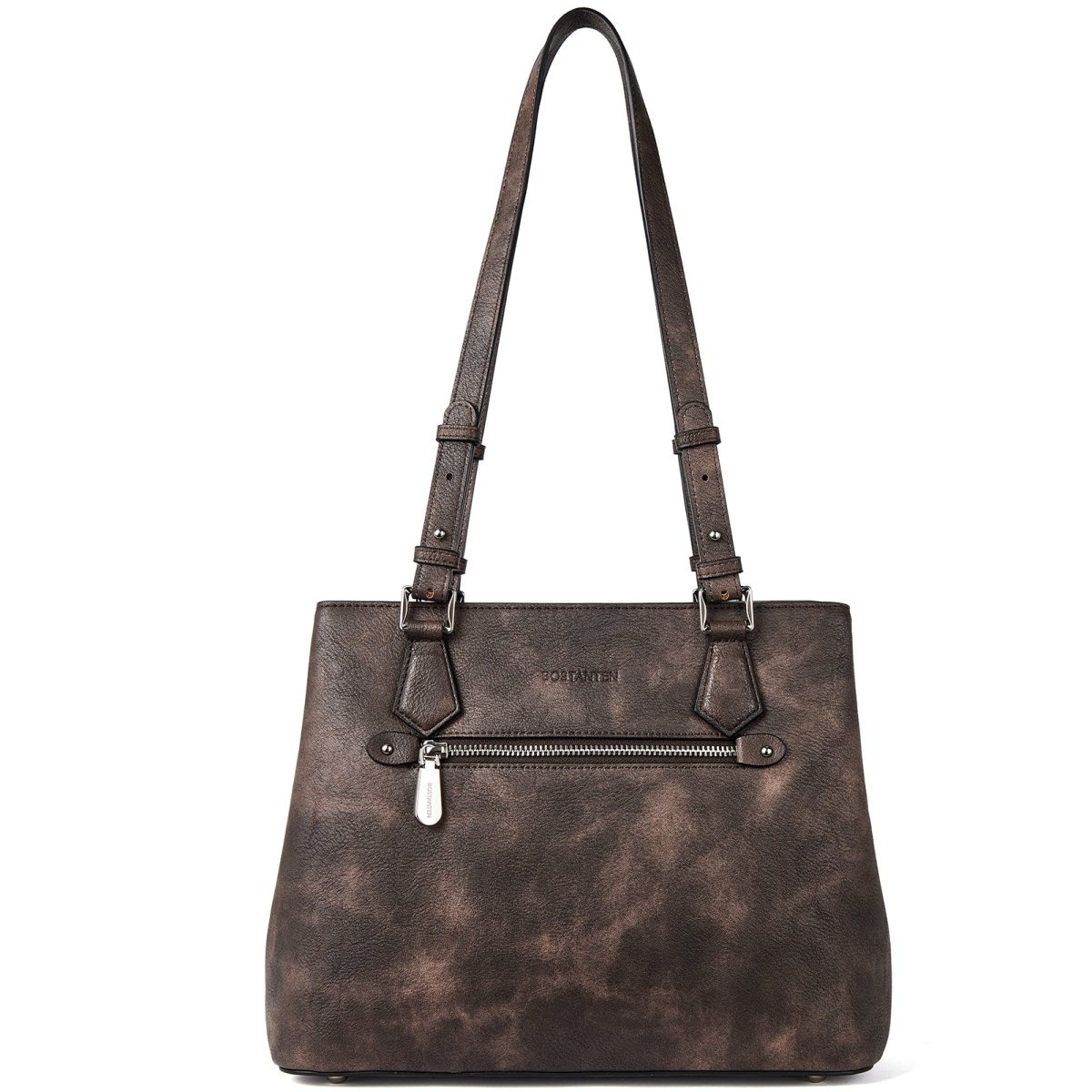 BOSTANTEN Women Handbag Genuine Leather Shoulder Bag Soft Designer Top Handle Purses – Bild 5