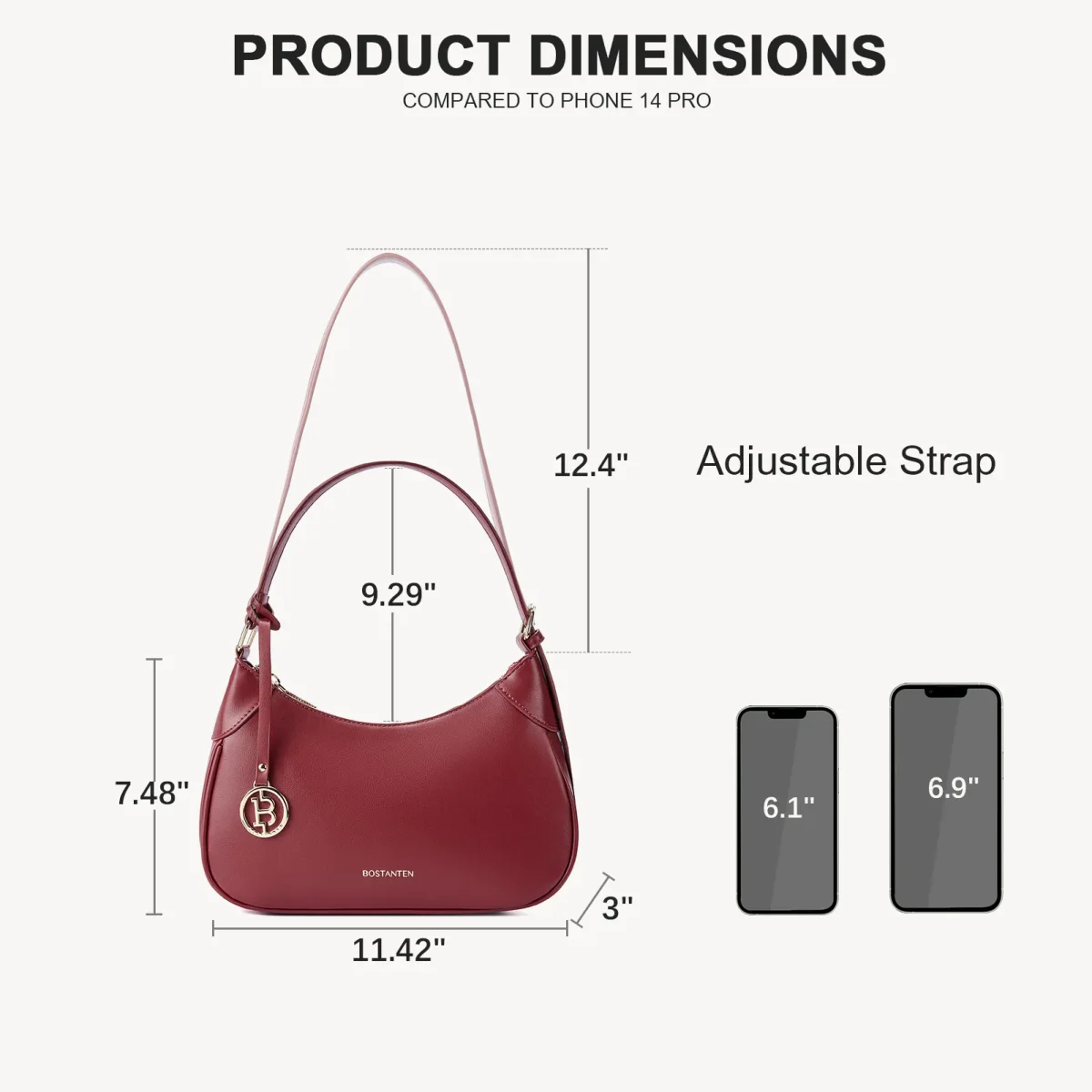 KWELI Trendy Crescent Women Shoulder Bag – Bild 4