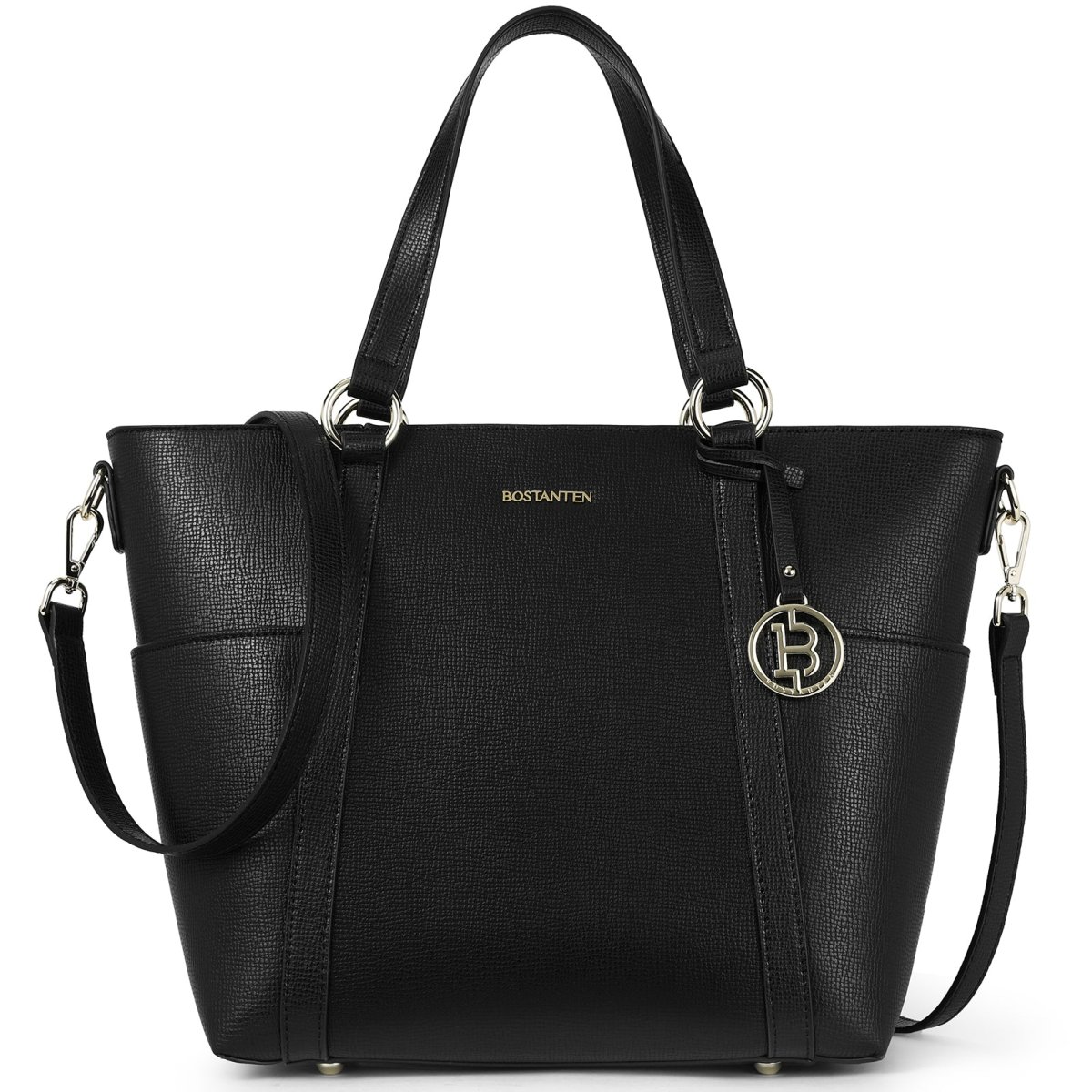 BOSTANTEN Women Leather Handbags Designer Purses Fashion Tote Shoulder Top Handle Bag for Work Daily – Bild 2