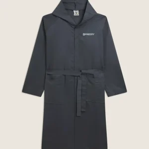 Accappatoio unisex in microfibra antracite Freddy
