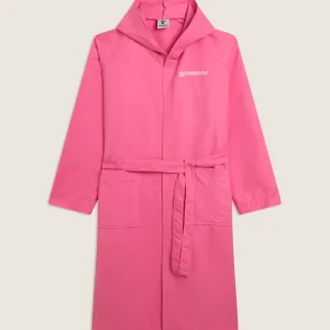 Accappatoio unisex in microfibra fuchsia Freddy