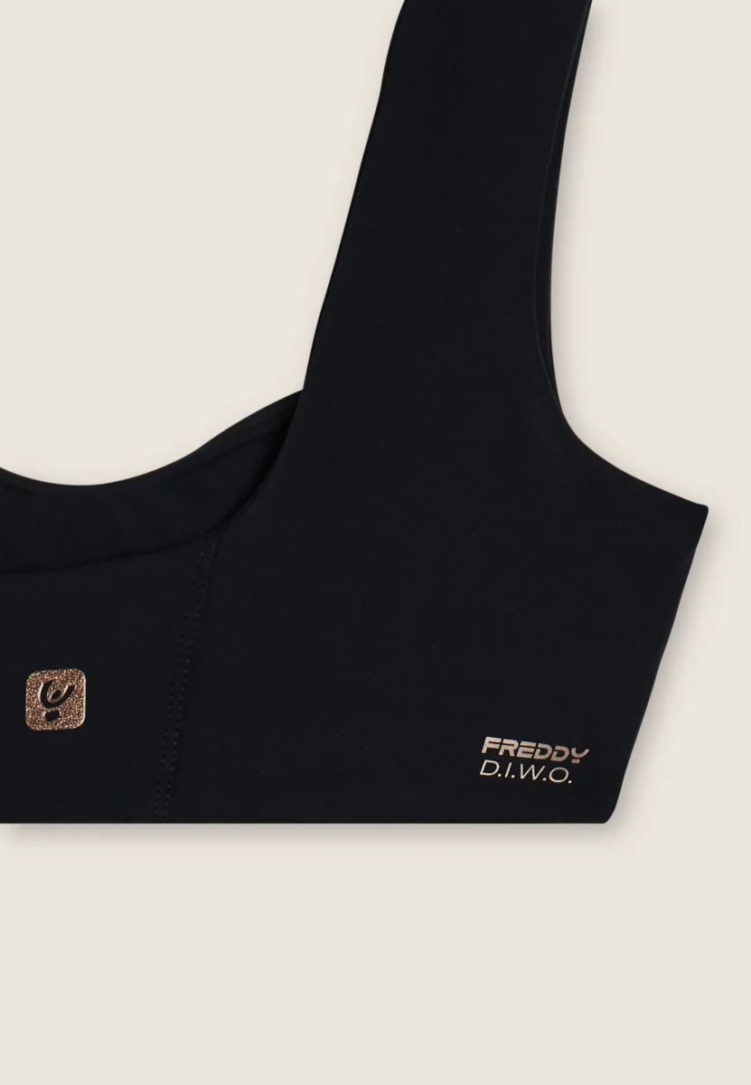 Top sportivo con scollo a cuore e dettagli tecnici – Bild 8