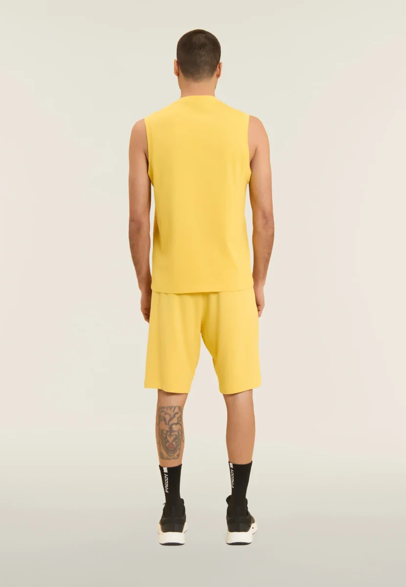 T-shirt senza maniche in jersey di cotone – Bild 4