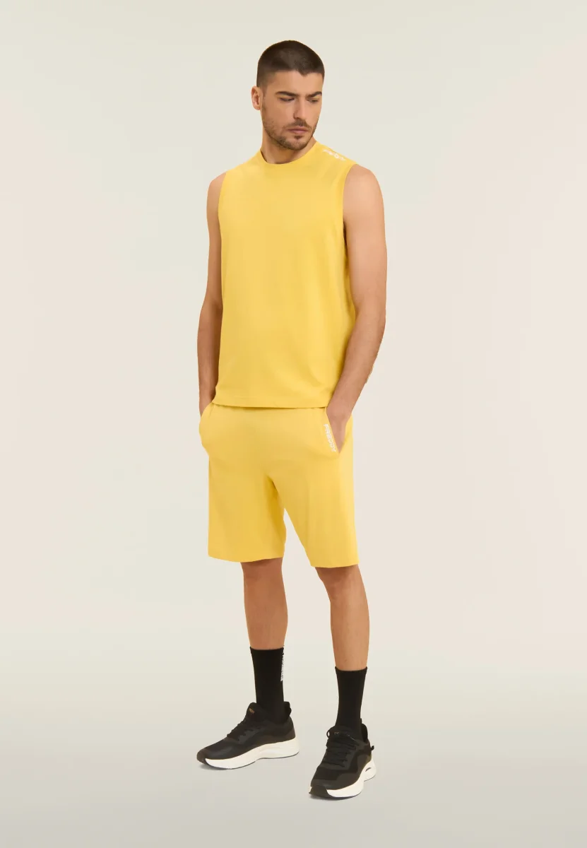 T-shirt senza maniche in jersey di cotone – Bild 6