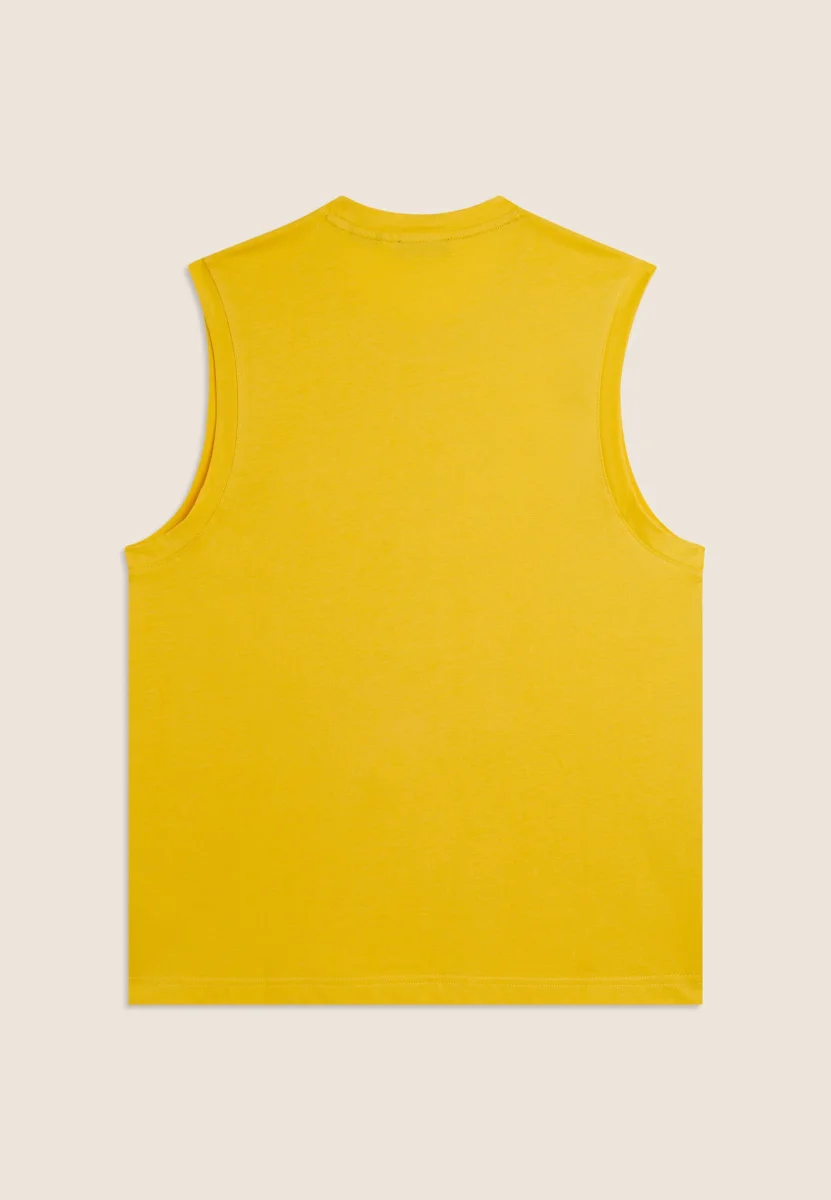 T-shirt senza maniche in jersey di cotone – Bild 8