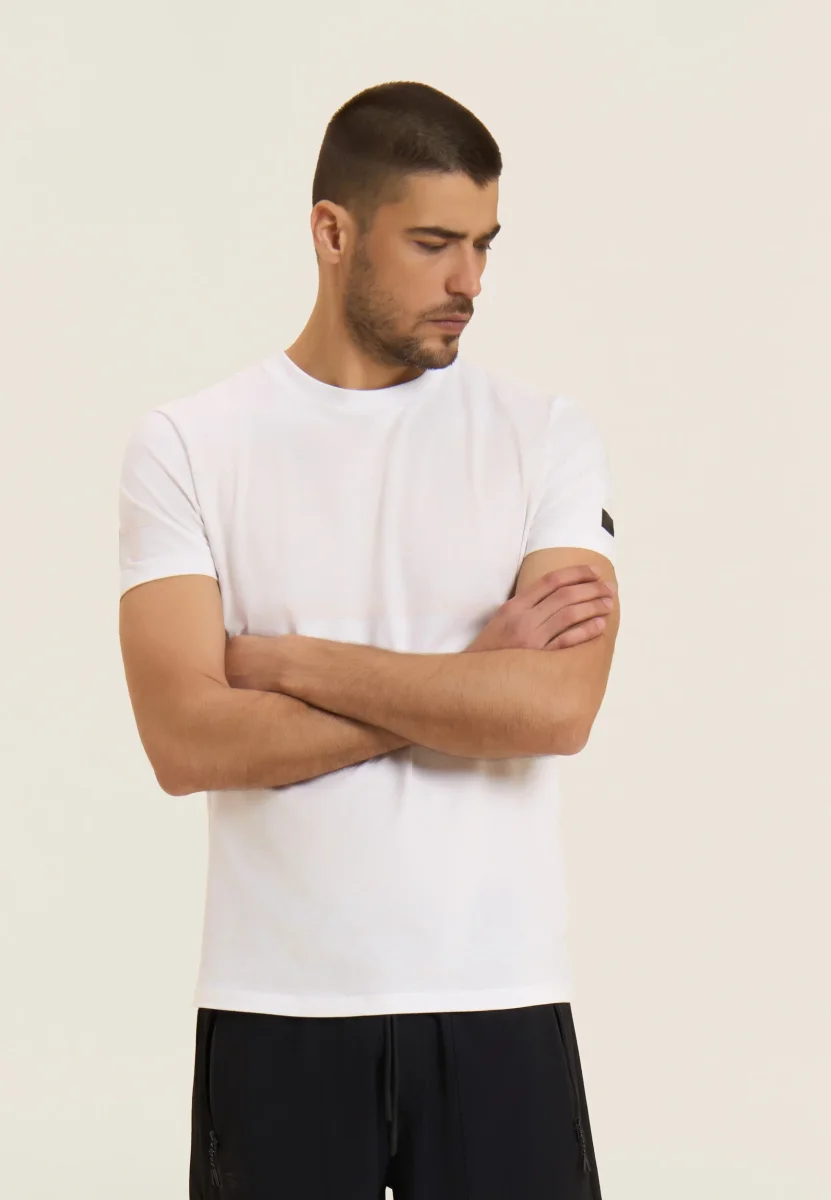 T-shirt Regular con Stampa Urban Tech – Bild 2
