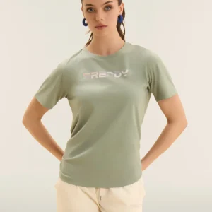 T-shirt Manica Corta con Logo FREDDY Olografico