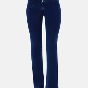 Jeggings push up WR.UP® flare vita alta in cotone organico