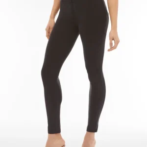 Push up WR.UP® vita alta in fibra ecologica denim scuro