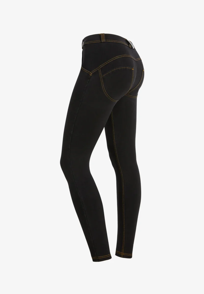 Jeggings push up WR.UP® clessidra superskinny effetto denim – Bild 9